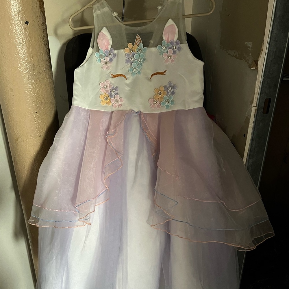 Girls Unicorn Dress